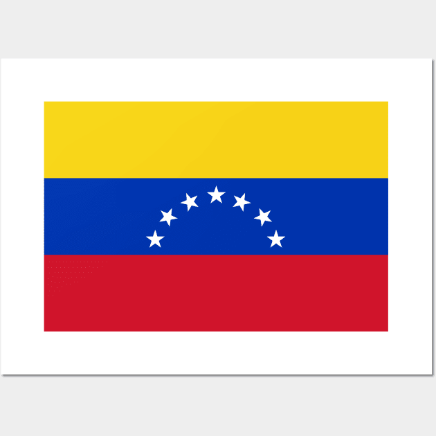 Flag of Venezuela (7 Stars) Wall Art by COUNTRY FLAGS